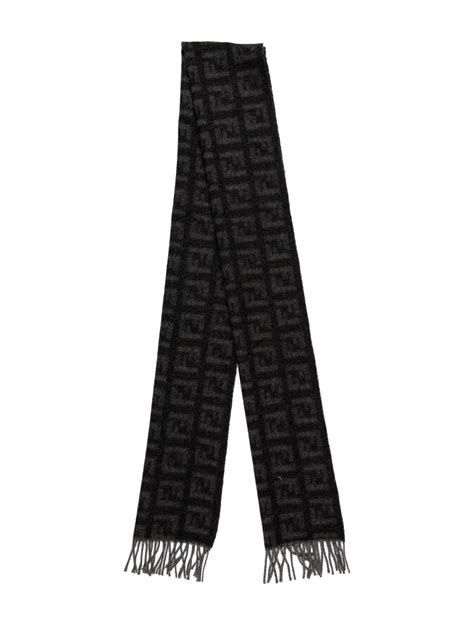 fendi zucca wool scarf|real real fendi scarf.